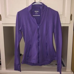 Purple Athletic Zip Jacket